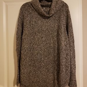 Cotton Blend Poncho Pullover